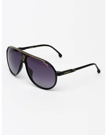 Ochelari de soare unisex ovali, Auriu/Negru