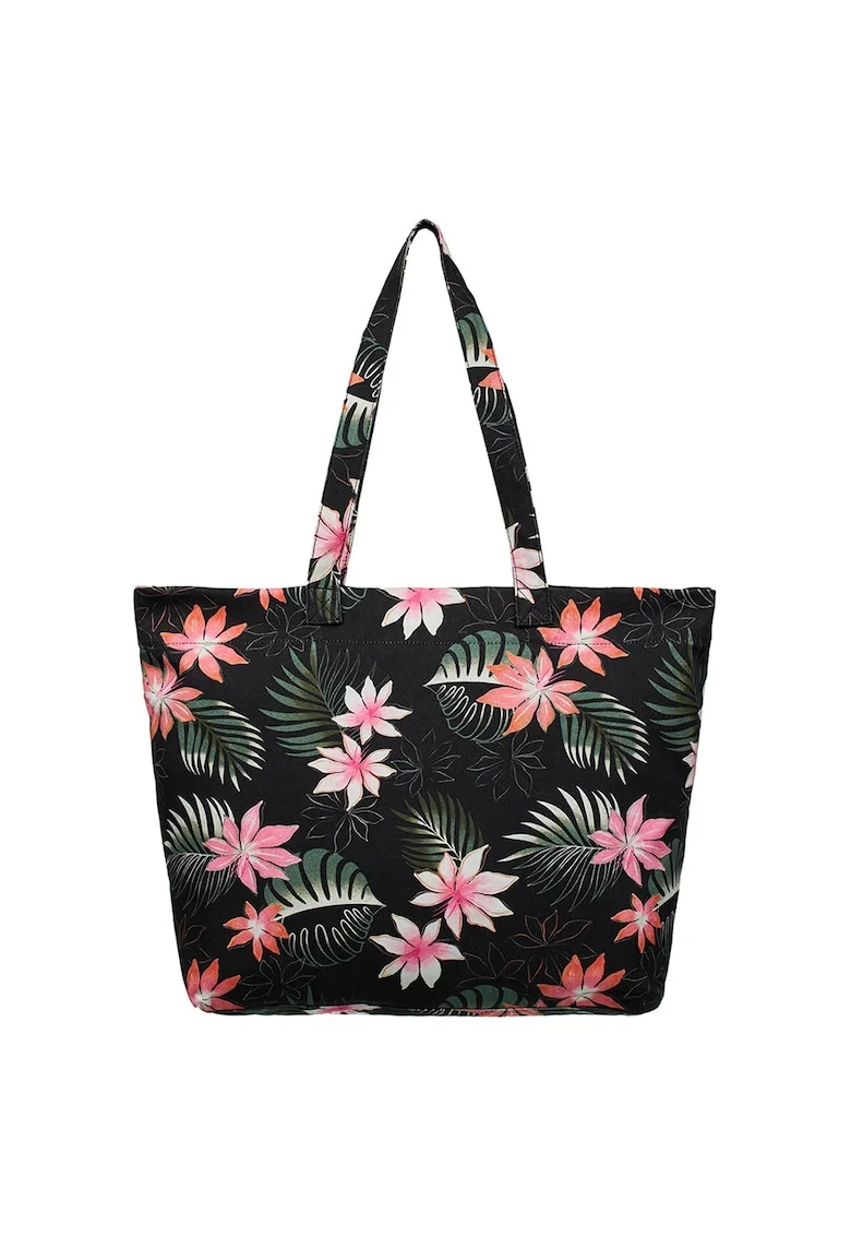 Geanta shopper din bumbac In The Tropics, Maro
