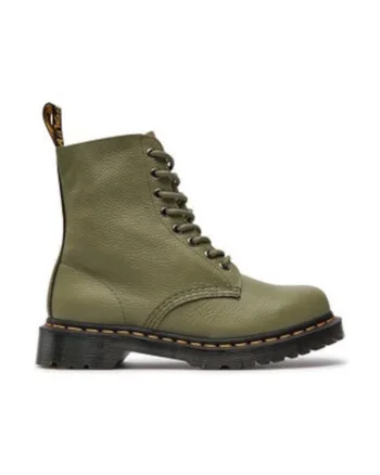 Ghete dama  1460 Pascal, piele, verde