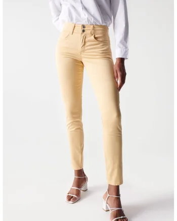 Blugi skinny, Galben, Galben pal