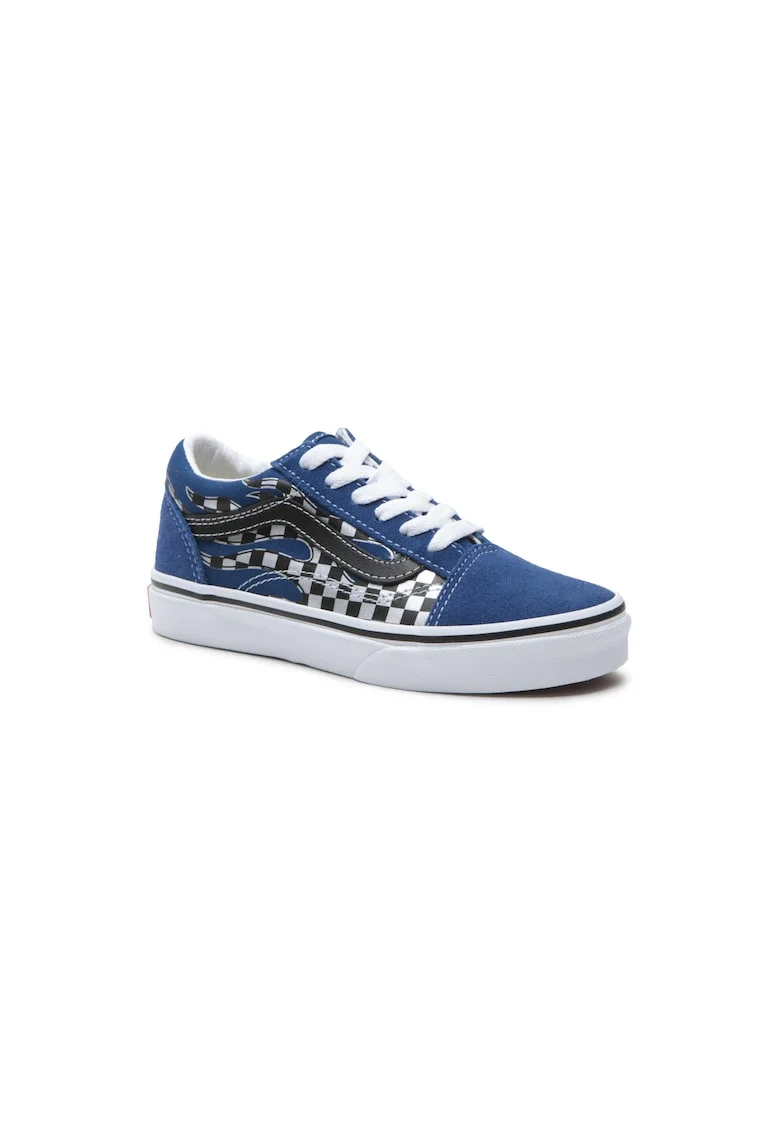 Tenisi Baieti, Fete,  302249091, Piele naturala, Albastru marin, Bleumarin
