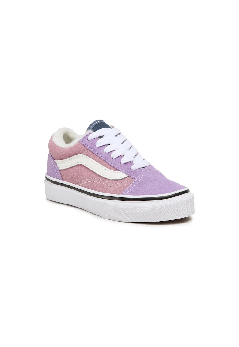 Tenisi fete,  301737803, Piele naturala, Violet, Violet