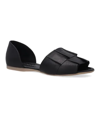 Sandale d'Orsay din piele