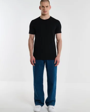 Tricou barbatesc cu maneca scurta negru Classac 906