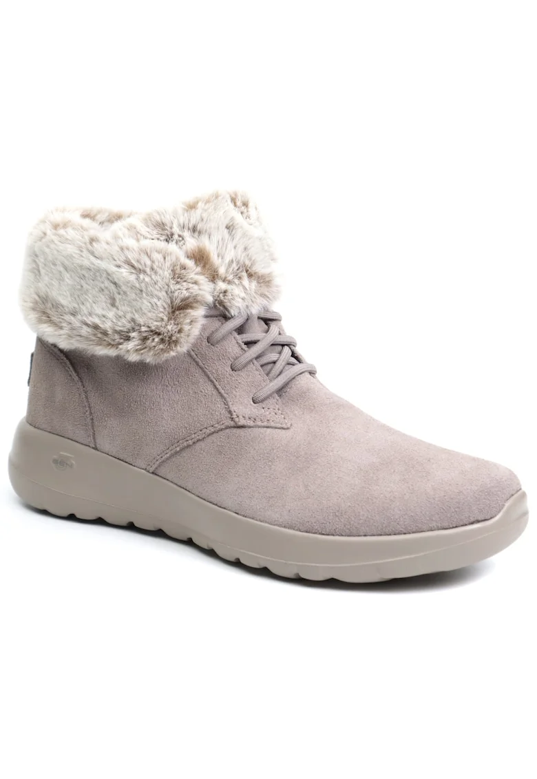 Ghete dama Plush Dreams 144042 taupe velur,