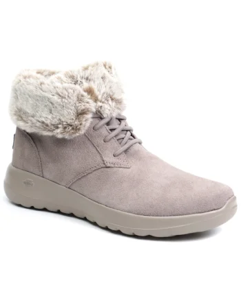 Ghete dama Plush Dreams 144042 taupe velur,