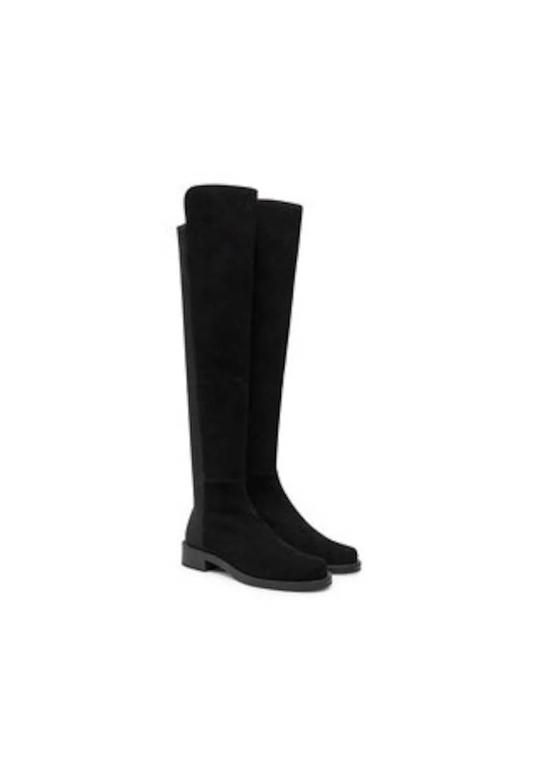 Cizme dama  5050 Bold Boot, piele naturala, negru