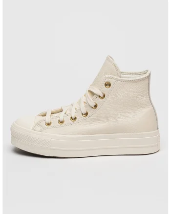 Pantofi sport cu platforma Chuck Taylor All Star Lift, Auriu/Alb murdar