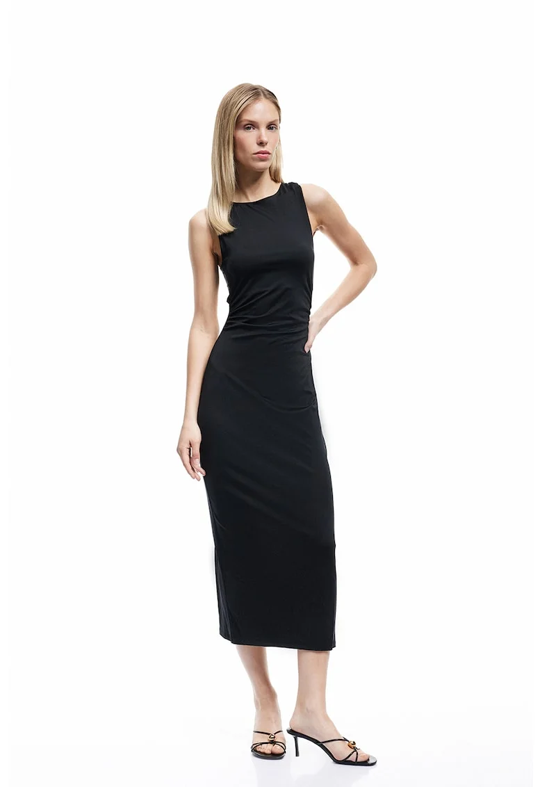 Rochie uni maxi, Negru