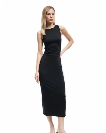 Rochie uni maxi, Negru