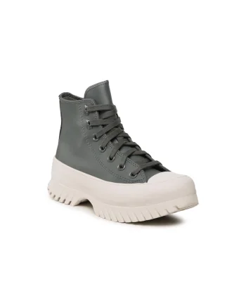 Tenisi fete,  302719150, Piele ecologica, Gri, Gri