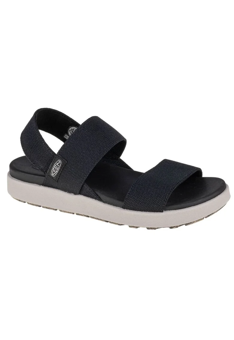 Sandale dama,  207127623, Negru, Textil, Negru