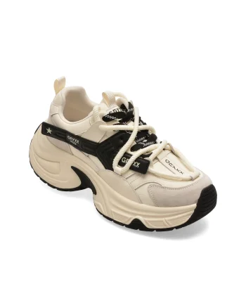 Pantofi sport GRYXX albi, 8908, din piele naturala