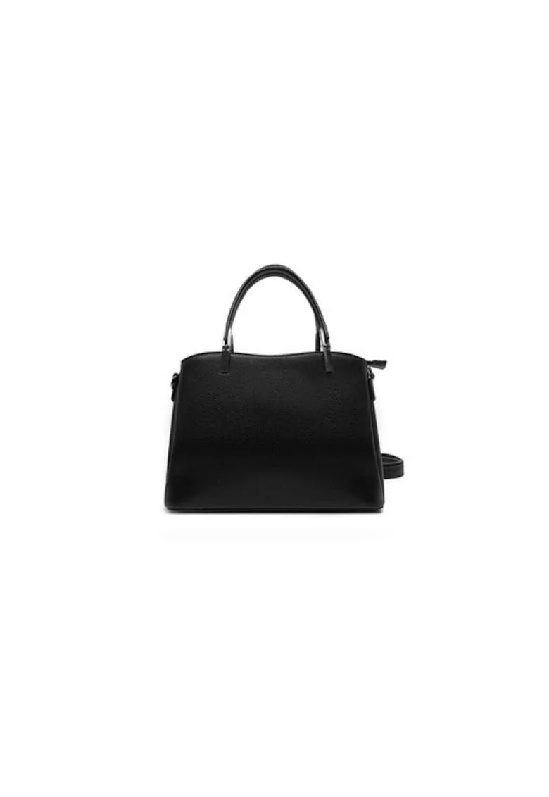 Geanta dama  305063182, Piele ecologica, Negru
