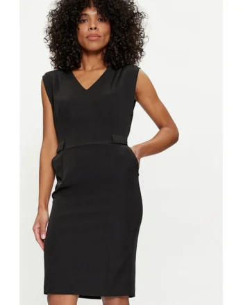 Rochie dama,  303689940, Poliester, Negru, Negru