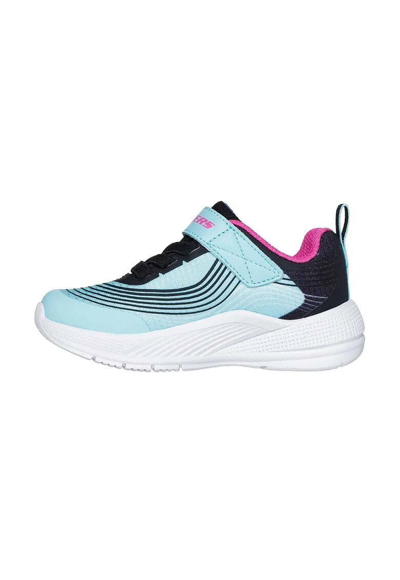 Pantofi sport cu velcro Microspec Advance, Albastru deschis/Bleumarin