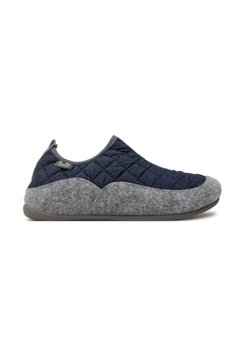 Papuci de casa barbati,  304469, Pasla/Textil, Bleumarin