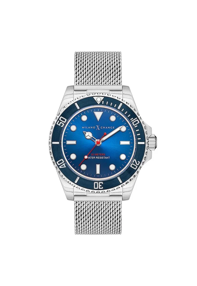 Ceas barbati  MXG1124, otel, gri metalizat, 43mm, 5 ATM