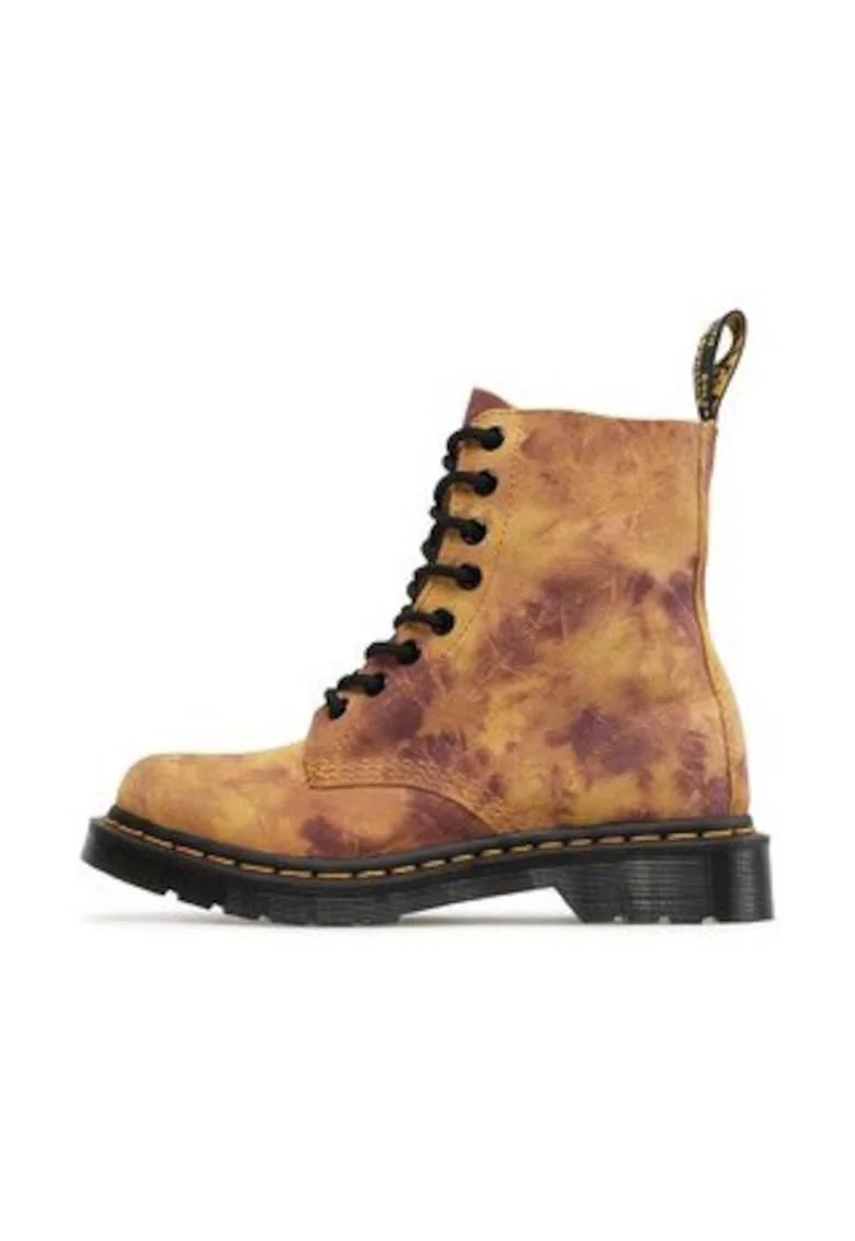 Ghete dama  1460 Pascal, piele naturala, galben