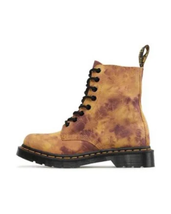 Ghete dama  1460 Pascal, piele naturala, galben