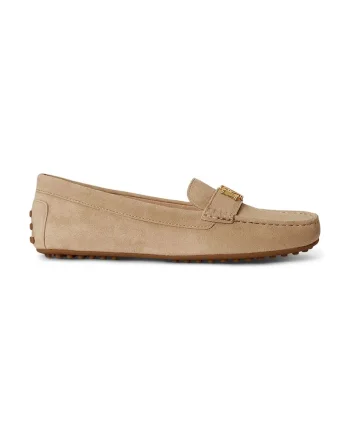 Lauren Ralph Lauren mocasini pentru femei, din piele întoarsă Barnsbury