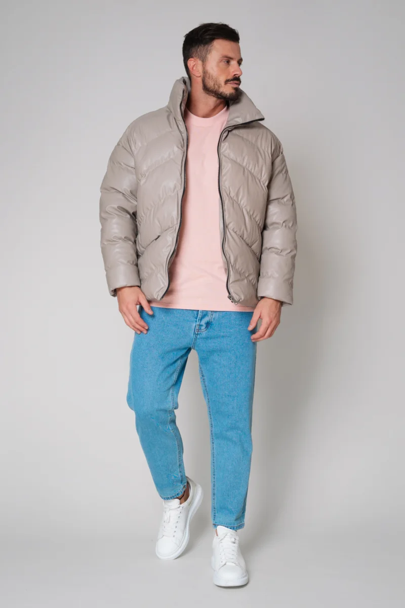 Geaca fara gluga Beige