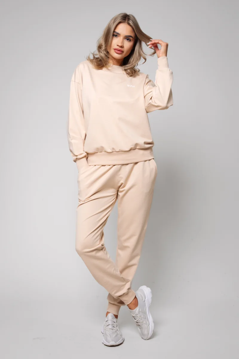Set Hypera bluza si pantalon Beige