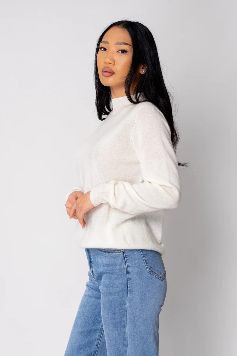 Pulover din 100% Casmir, Off White