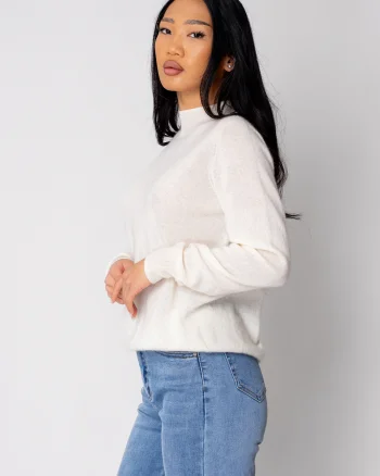 Pulover din 100% Casmir, Off White
