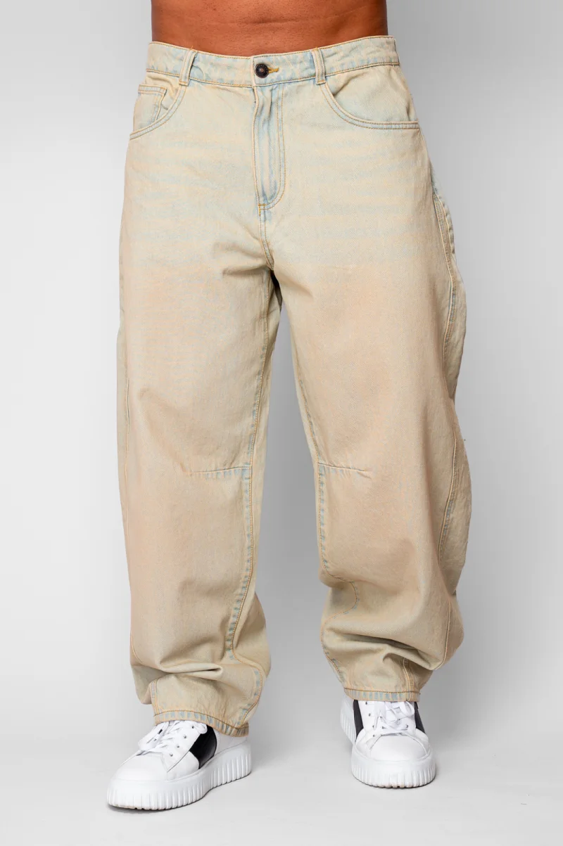 Blugi lungi Pre-Washed Blue
