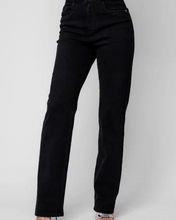 Blugi elastici regular Black