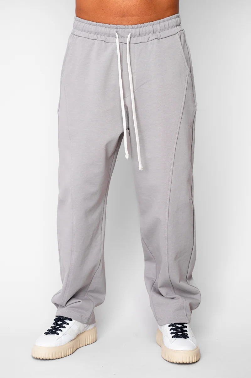 Pantaloni lungi Baloon Fit din 100% Bumbac - 400gr mp Premium Edition Grey