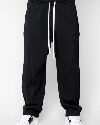 Pantaloni lungi Baloon Fit din 100% Bumbac - 400gr mp Premium Edition Black