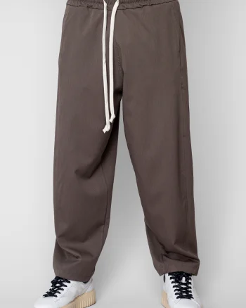 Pantaloni lungi drepti Oversized Kaki