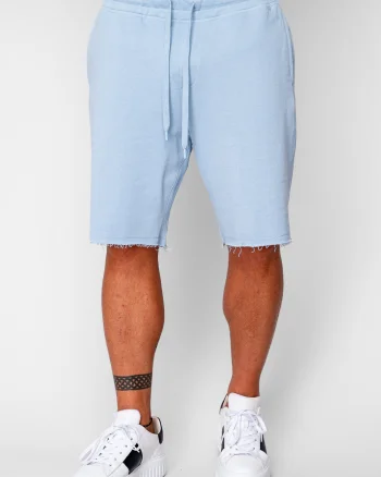 Pantaloni scurti din bumbac Sky Blue