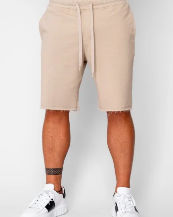 Pantaloni scurti din bumbac Beige