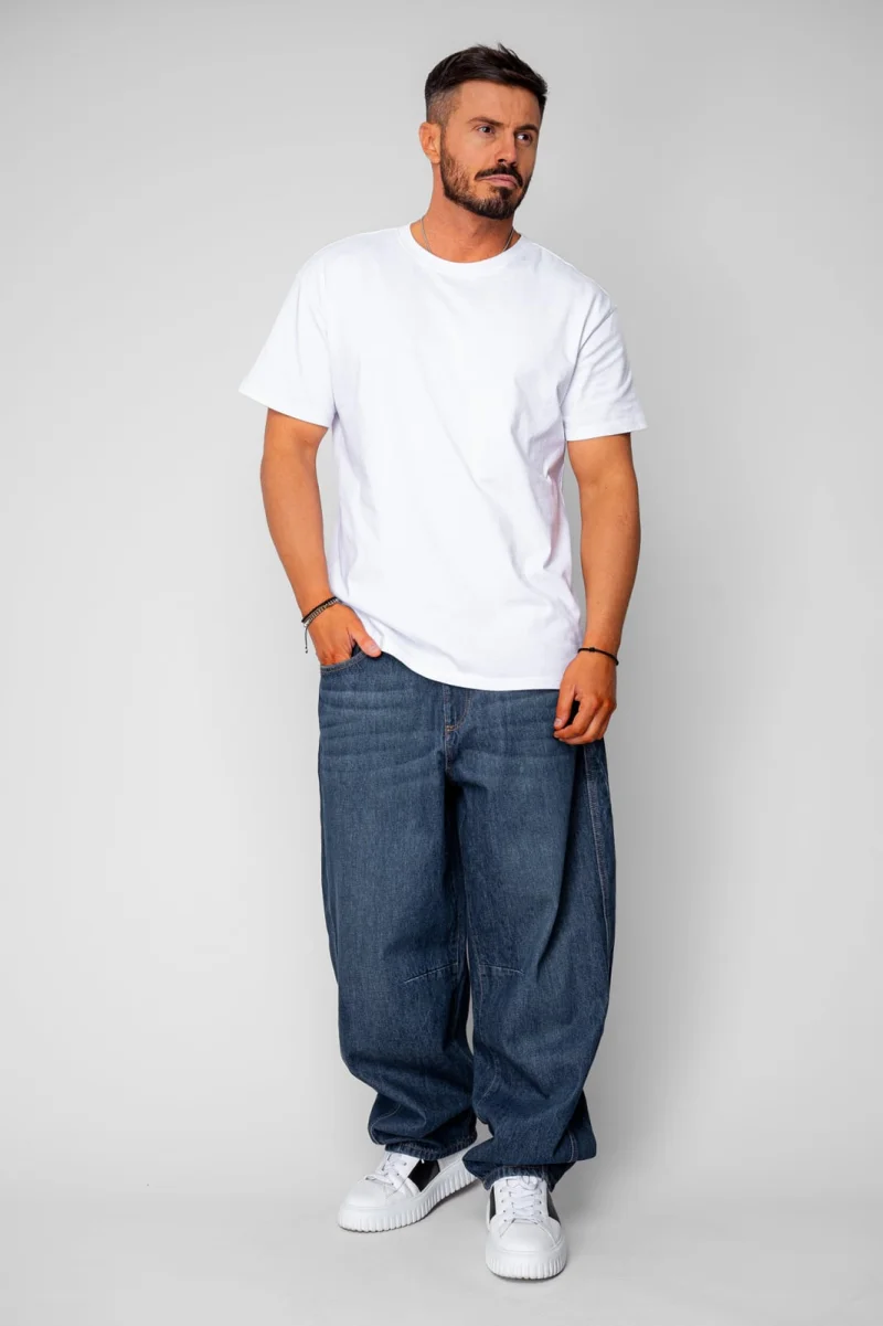 Blugi lungi Pre-Washed Navy