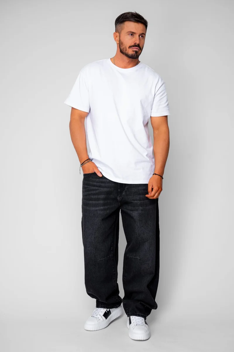 Blugi lungi Pre-Washed Black