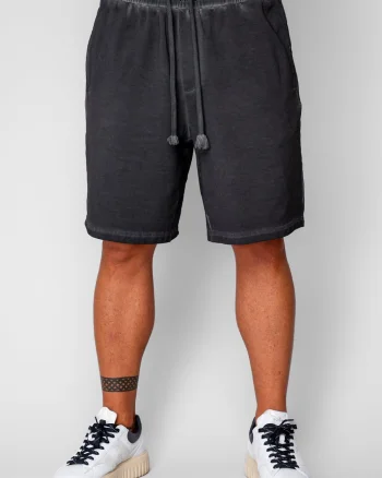 Pantaloni scurti din bumbac Pre-Washed Black