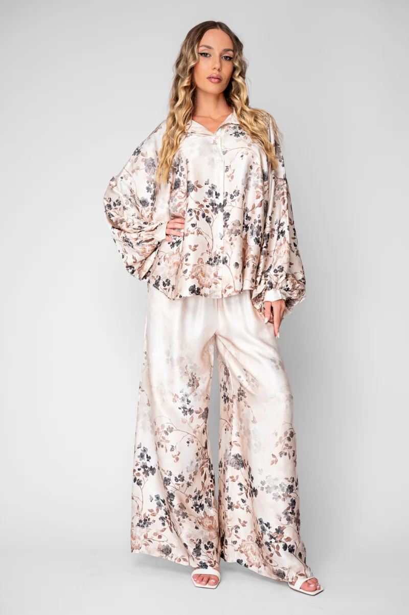 Set Camasa si Pantalon lung Beige