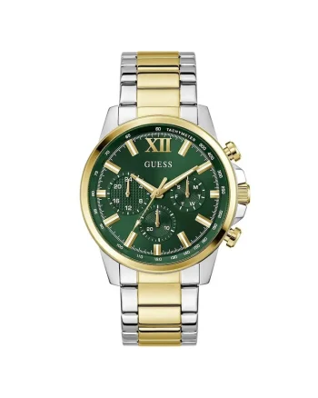 Ceas barbatesc  GW0900G5, Quartz, 46mm, verde, curea din otel auriu, 5ATM