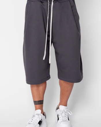 Pantaloni scurti Super Oversized Balloon Fit Grey Anthracite