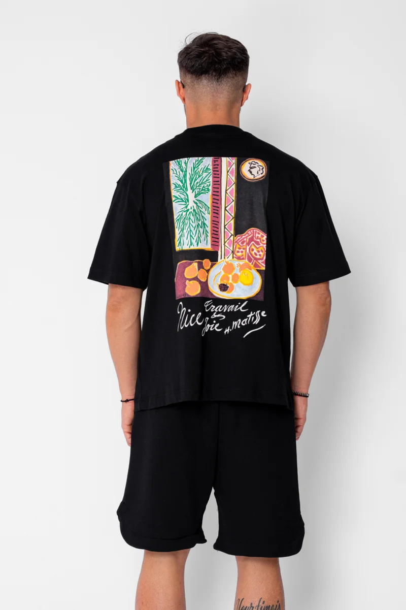 Tricou Matisse regular imprimat Black