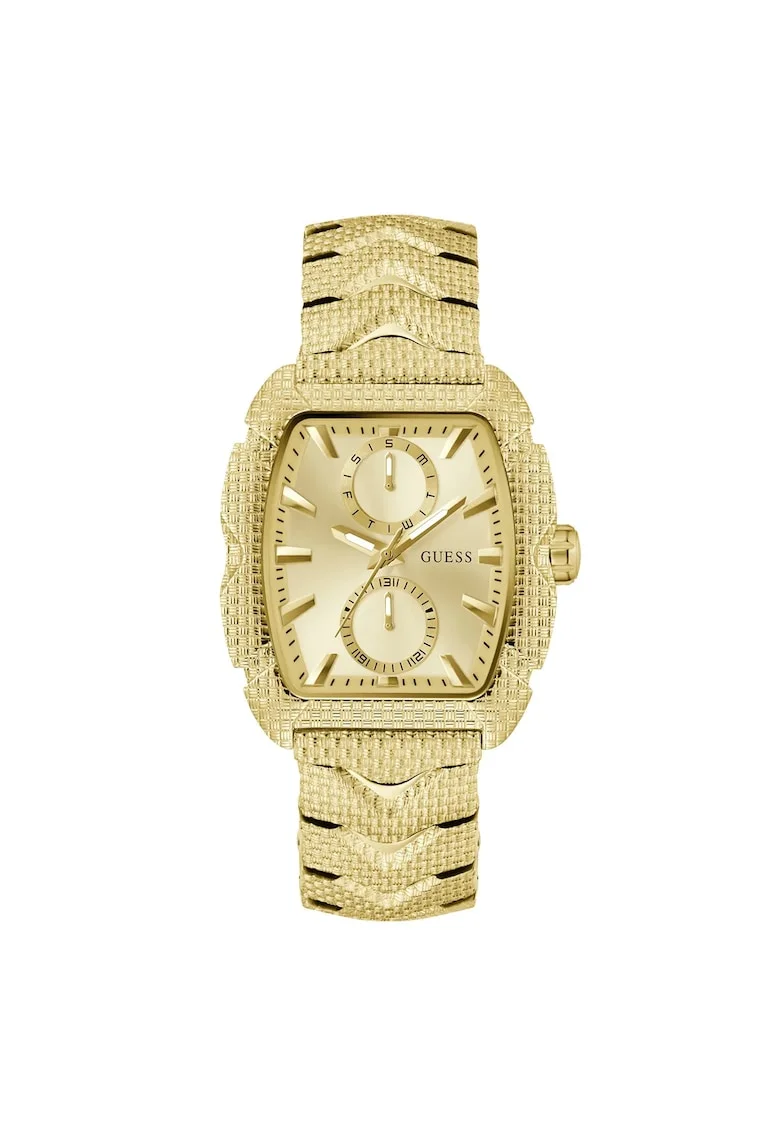 Ceas barbatesc  GW0885G1, mecanism quartz, 5 ATM, aurie, 39.45x40.4mm