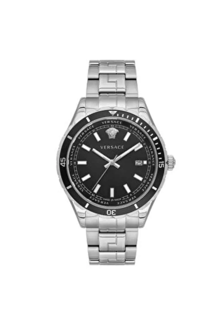 Ceas barbatesc  VE3A00520 42mm, curea metalizata, mecanism quartz, rezistenta la apa 5 ATM