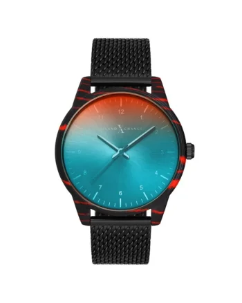 Ceas barbatesc  MEX3109, 43mm, curea textila, negru