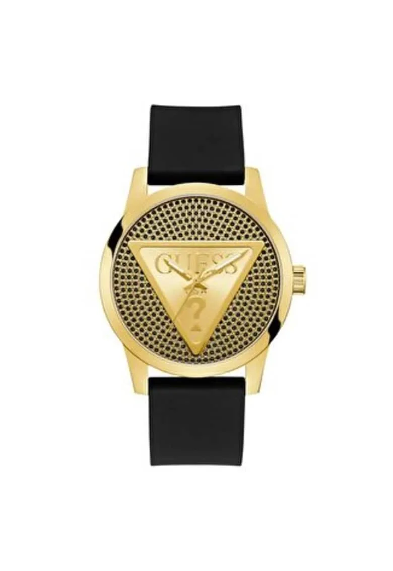 Ceas barbatesc  model GW0916G1, 44 mm, curea silicon, carcasa otel, negru, rezistenta la apa 5 ATM