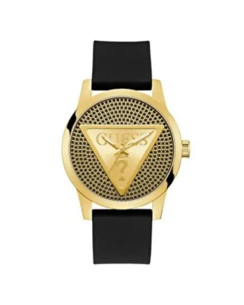 Ceas barbatesc  model GW0916G1, 44 mm, curea silicon, carcasa otel, negru, rezistenta la apa 5 ATM