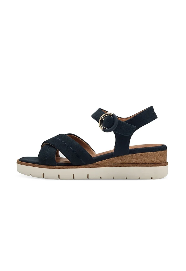 Sandale cu barete incrucisate, Negru
