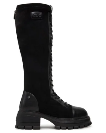 Cizme OO2N4402 Negru,  Textil